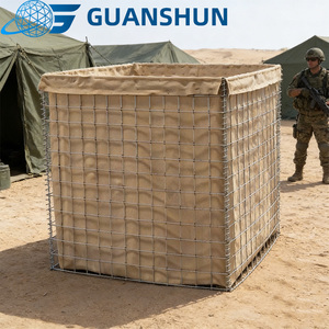Barrière de protection Hesko <span class=keywords><strong>Bastion</strong></span>, barrière défensive, barrière en gabions, mur de bunker pour la défense contre les tirs, haute qualité - Product Image 4