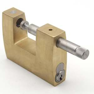 <span class=keywords><strong>Cadenas</strong></span> robuste 70mm-100mm Cylindre amovible 3 Master Key <span class=keywords><strong>Cadenas</strong></span> rectangulaire à clé en laiton - Product Image 2