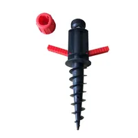 Offre Spéciale plage parapluie support de poteau en plastique PP ancre de sable extérieur parapluie sol vis ancre de sable