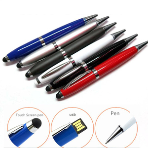 Bolígrafo Táctil Multifunción 3 en 1 Personalizado, Memoria USB Metálica, Unidades Flash USB de 128 GB, 64 GB, 32 GB, 16 GB, 8 GB, 4 GB, 2 GB, 1 GB - Product Image 2