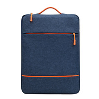 Sacoche d'ordinateur portable moderne, légère, portable, de protection, imperméable, en polyester, avec compartiment intérieur plat, pour usage professionnel et bureautique, personnalisable