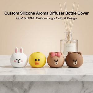 Capuchon en silicone de qualité alimentaire pour diffuseur de parfum à bâtonnets, écologique, durable, anti-choc, accessoires d'aromathérapie pour la maison, OEM - Product Image 1