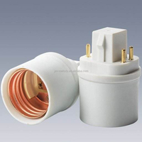 Adaptateur E27 vers G23 Adaptateur E26 vers G23 Adaptateur E26 vers G24D G24 2 broches Ampoule LED PL G23 Douille de lampe Convertisseur Douille de lampe Socle Adaptateur