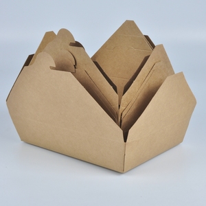 Caja Kraft para llevar para Togo, fideos chinos para llevar, materiales reciclados utilizados para sushi, azúcar, patatas fritas, embalaje - Product Image 2