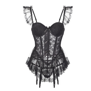 Conjunto de Lencería Sexy Congsha, Top Moldeador con Encaje, Uniforme de Alta Gama, con Aros y Almohadillas de Algodón, Modelo 8529 - Product Image 1