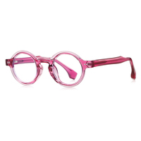 Lunettes anti-lumière bleue TR CP rondes pour femmes et hommes, lunettes optiques tendance
