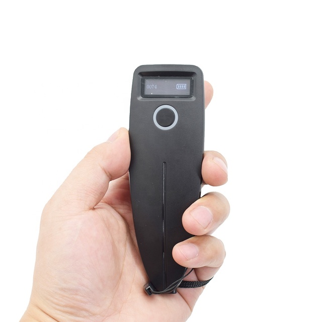 Mini 2.4G Wireless Blue Tooth Barcode Scanner 2D Mobile Barcode Scanner with Screen