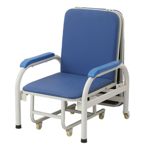 Silla Cama Plegable Médica Thoughtful Furniture, Individual, Portátil, para Uso Hospitalario y Doméstico, con Ruedas y Reposabrazos - Product Image 1