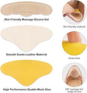Protector de Talón de Espuma Suave, Insertos Adhesivos Antideslizantes, Reduce la Fricción y las Burbujas por Uso Diario - Product Image 3