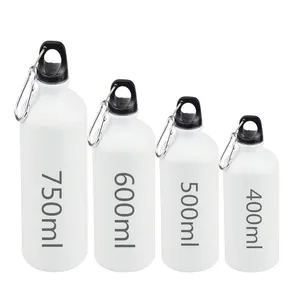 Feiyou commercio all'ingrosso su ordinazione 400-750ml in bianco di sublimazione di alluminio bottiglia di acqua bottiglia di sport per esterno di campeggio in bicicletta