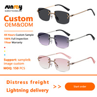 Lunettes de Soleil Vintage Rétro à Monture Carrée UV400 Polarisées de Luxe Tendance, Marque de Créateur, Vente en Gros, pour Hommes et Femmes