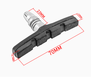 Plaquettes de frein pour vélo de route MUQZI MTB, plaquettes de frein en caoutchouc durable, 70 mm, plaquettes de frein V-brake pour vélo - Product Image 3