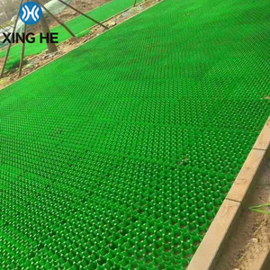 Grilles de pavage en plastique perméables à haute résistance à la compression pour drainage extérieur, allées de <span class=keywords><strong>jardin</strong></span> - Conception de surface alvéolée - Product Image 6