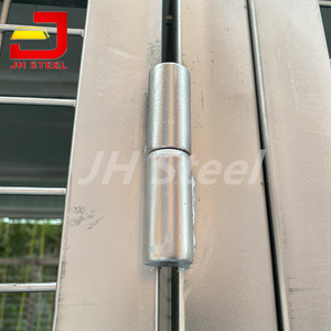 회전 피더 대나무 나무 아연 도금 강철 구조 말 마구간 마구간 - Product Image 4