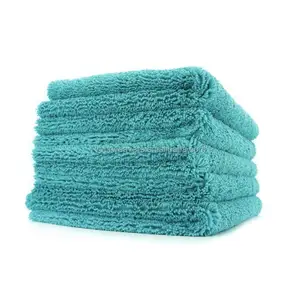 Dual Pile Mikrofasertuch 400gsm 40x40cm Edgeless Microfiber Towel Toallas De Microfibra Car Cleaning Towels Glass Wash Towel