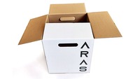 Boîtes d'expédition colorées avec logo, conception en carton ondulé lourd, boîtes d'expédition publicitaires pour l'emballage avec impression