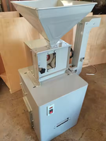 Coquille de décortiqueur de fèves de cacao rôties vannant la machine de décorticage de fissuration d'épluchage de fèves de cacao HJ-SN026