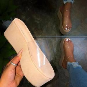 Pantuflas Planas de Calidad para Mujer, Zapatos de Exterior, Talla Grande, Plataforma, Cómodas, Casuales, Duraderas, Sandalias Planas - Product Image 2