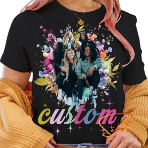 Sifot, venta al por mayor, 2024, ropa de moda, Polo, anillo suave, con cuello redondo Camiseta de algodón hilado, logotipo personalizado, marca para mujer - Product Image 1