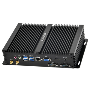 US Stock Mini PC, i5หลัก, แรม8GB + SSD 256GB, คอมพิวเตอร์อุตสาหกรรมแบบไม่มีพัดลมพร้อม RS232 2xcom, จอแสดงผลแบบคู่ - Product Image 2