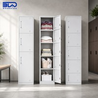 Armoire de rangement en acier pour bureau, école, gymnase, ignifuge, écologique, grande capacité, en métal, pour appartement