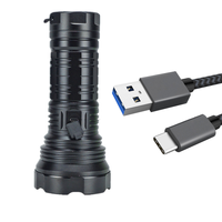 Lampe torche puissante Rechargeable par USB haute puissance 40W, lampe de poche étanche à Led pour la chasse à longue portée 4000 lumen 2000m