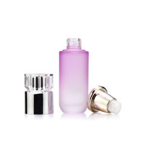 Emballage cosmétique <span class=keywords><strong>de</strong></span> luxe avec logo personnalisé, flacon en verre <span class=keywords><strong>de</strong></span> haute qualité <span class=keywords><strong>de</strong></span> 30g-120ml, bouchon diamant, bon <span class=keywords><strong>prix</strong></span>, forme carrée - Product Image 4