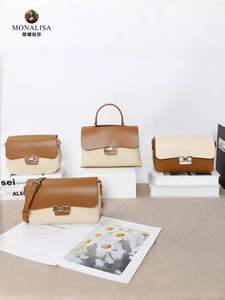 2025 nouveau gros mode bandoulière et sac de messager en PU pour femmes à une épaule avec petite fermeture à serrure sac à main polyvalent - Product Image 6