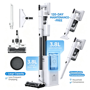 Aspirateur sans fil 22 kPa, aspiration puissante, autonomie de 50 minutes, détection intelligente de la saleté, aspirateur à batterie avec base de vidage - Product Image 5