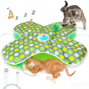 Juguete Interactivo Inteligente para Gatos, Silencioso y de Primera Calidad, con Varita Giratoria Automática y Cubierta para Gatos de Interior, para Aliviar el Aburrimiento - Product Image 4