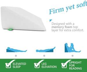 Lectura <span class=keywords><strong>resto</strong></span> o elevación transpirable cama de espuma de memoria almohada de cuña - Product Image 6