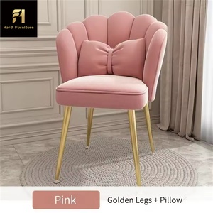 Bắc Âu sang trọng nhung ghế bành với hoa hình dạng thoải mái giải trí ghế cho phòng ngủ ngoài trời khách sạn phòng khách ăn biệt thự sử dụng - Product Image 6