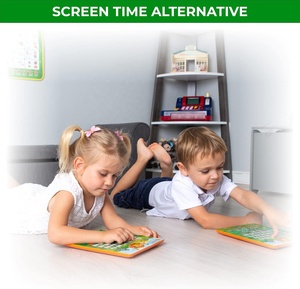 Tablet Alfabetico per Imparare <span class=keywords><strong>Lettere</strong></span> ABC, Numeri, Forme, Colori, Musica e Parole, Giocattolo Educativo Interattivo per Bambini - Product Image 4