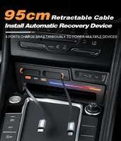 Station d'accueil sans fil Vtear pour voiture, hub de charge, pièces de décoration intérieure, accessoires automobiles pour VW T-ROC/ Jetta MK7 Sagitar 2018-2026