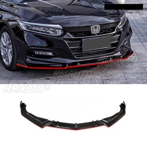 For Honda 10th Gen Accord 18-21 Car Front Bumper <b>Lip</b> Carbon Look Car Accessories for Honda Accord 18-21 Car Accessories - Product Image 2