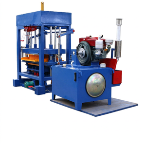Máquina de Ladrillos Hidráulica Estándar para Exportación QTF4-28, Prensa de Bloques de Hormigón con Orificio Cuadrado y Garantía de Más de 5 Años - Product Image 1
