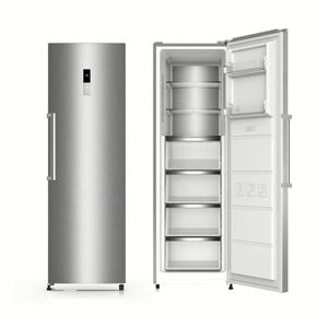 Réfrigérateur-congélateur double porte 360L 265L en acier inoxydable de haute qualité pour usage domestique, sans givre, avec compresseur, design portable et écran LED - Product Image 3