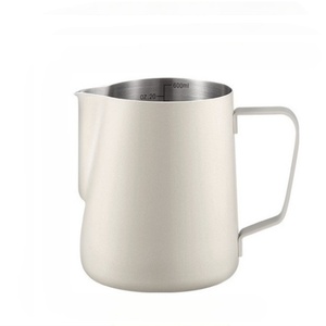 Bán Buôn 600Ml Trắng Cà Phê Sữa Hơi Nước Espresso Bọt <span class=keywords><strong>Pitcher</strong></span> Cho Barista Latte Nghệ Thuật Tùy Chỉnh - Product Image 2