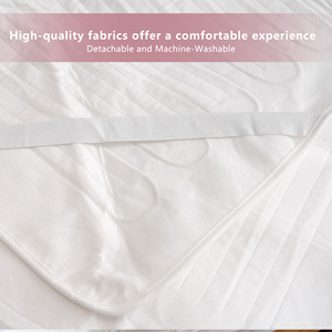 Couverture électrique en polyester à aiguilles douces de différentes tailles avec 3 niveaux de chauffage, coussin chauffant pour matelas - Product Image 4