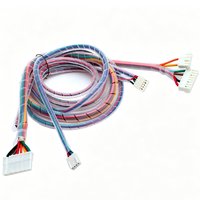 Arnés de Cables Multiconector Personalizado con Código de Color y Tubo Espiral, Carcasa de Plástico Multipin para Electrodomésticos