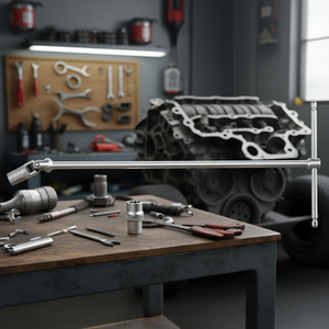 Fervi T Wrench With Hexagonal <b>Socket</b> 10mm For Automotive Repair - Product Image 3