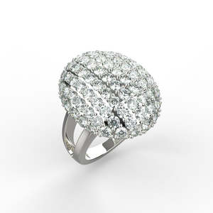 Anillo de Plata de Ley con Diamantes Americanos Estilo Crepúsculo - Product Image 5