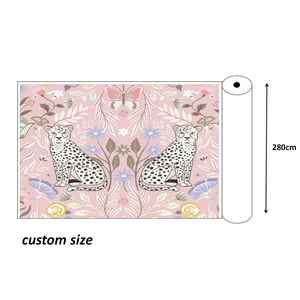 YF-CR11 Designs de Luxe Décoration Intérieure Murale 3D <span class=keywords><strong>Fille</strong></span> Enfant Bébé Chambre à Coucher Dessin Animé Animal <span class=keywords><strong>Papier</strong></span> <span class=keywords><strong>Peint</strong></span> Mural - Product Image 3