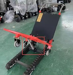 Высокопроизводительная электрическая тележка для подъема по лестнице: бесшумная работа, складная конструкция, гусеничный грузовой транспортер - Product Image 5