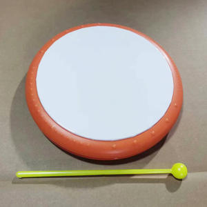 Tambor de Mano de Plástico Colorido, Instrumento Musical Educativo, Tambor Africano con Baquetas, Accesorio para Actuaciones en Escenario - Product Image 3