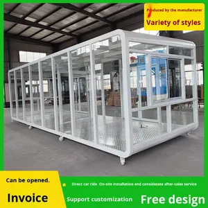 Apple cabin hiện đại biệt thự nhà di động không gian viên nang ngoài trời bầu trời đầy sao phòng nhà kính container Homestay cắm trại sunroom - Product Image 5