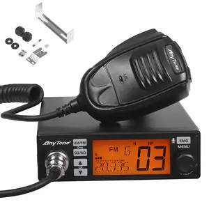 AnyTone AT-500M 10 Mètres CB Radio avec VOX, 7 Écran Couleur, RB, NB, Scan, Double-montre, SALUT-CUT, Talkback Niveau et Beaucoup Plus