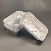 Plaque de cuisson rectangulaire robuste en aluminium, compatible micro-ondes, pour pâtisseries, lasagnes et grillades au charbon de bois