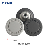 Assortiment de boutons en alliage de zinc pour jeans, prix direct usine, durables, pour denim léger et épais, avec garantie.