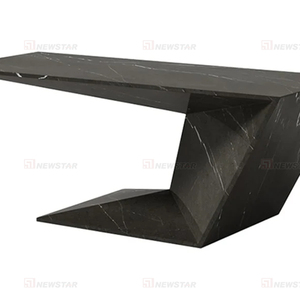 Newstar Boss Bàn đồ nội thất văn phòng tùy chỉnh bằng đá cẩm thạch trắng văn phòng CEO Chủ Tịch bàn sang trọng L hình dạng Hiện Đại Văn phòng điều hành bàn - Product Image 3